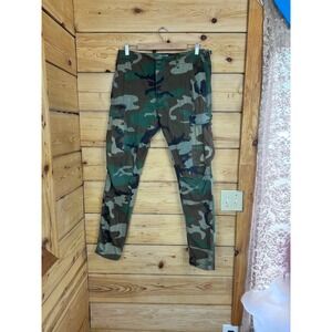 F as in Frank Vintage Woodland Camo Cargo Pants Mens Medium Regular Made Canada